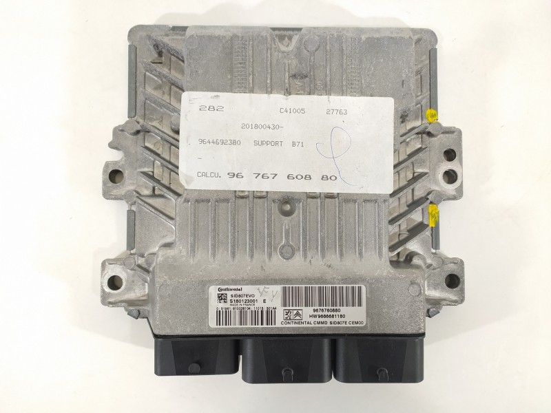 Recambio de centralita motor uce para citroën c4 lim. collection referencia OEM IAM 9676760880 9666681180 S180123001
