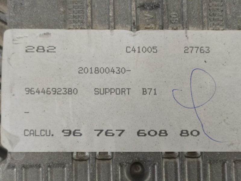 Recambio de centralita motor uce para citroën c4 lim. collection referencia OEM IAM 9676760880 9666681180 S180123001