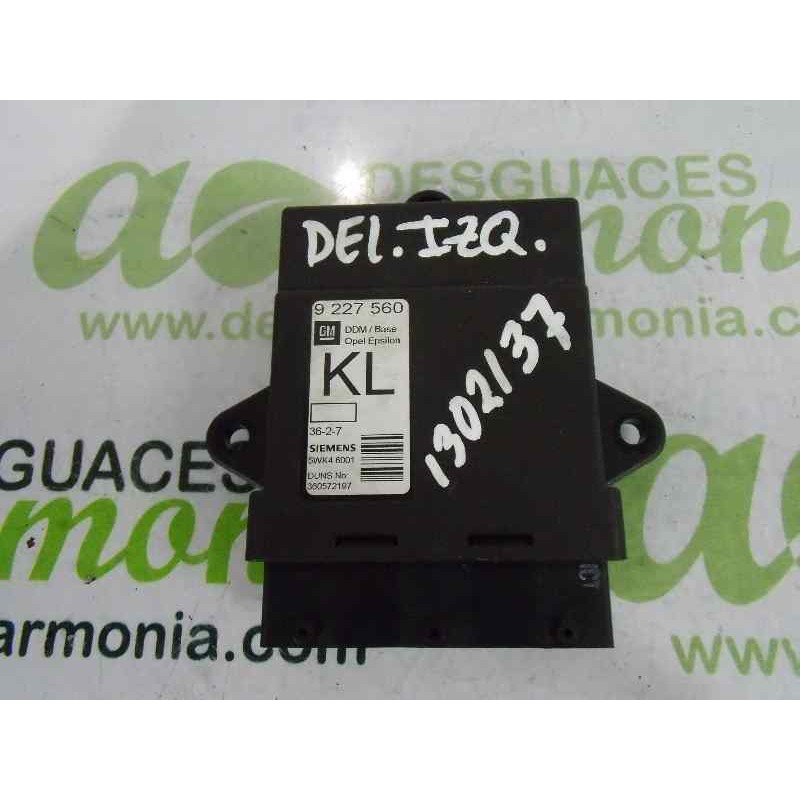 Recambio de no identificado para opel vectra c berlina club referencia OEM IAM 9227560 5WK46001 