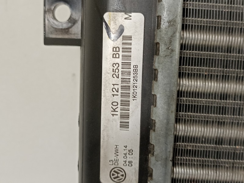 Recambio de radiador agua para volkswagen scirocco (137) 1.4 tsi (90kw) referencia OEM IAM 1K0121253BB  