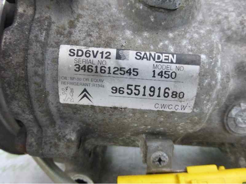 Recambio de compresor aire acondicionado para citroën c3 1.6 16v sx referencia OEM IAM 9655191680  