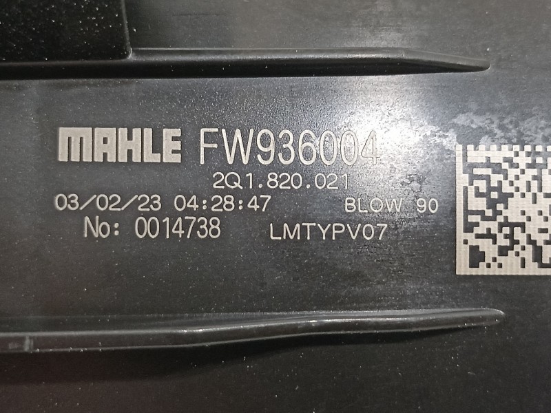 Recambio de ventilador calefaccion para seat arona xperience referencia OEM IAM 2Q1820021  