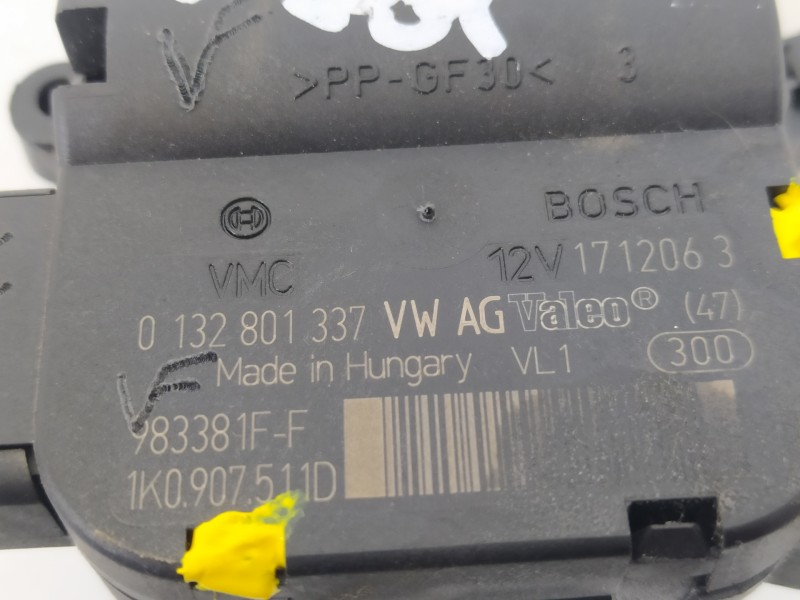 Recambio de motor apertura trampillas climatizador para volkswagen jetta (1k2) 1.9 tdi referencia OEM IAM 1K0907511D  