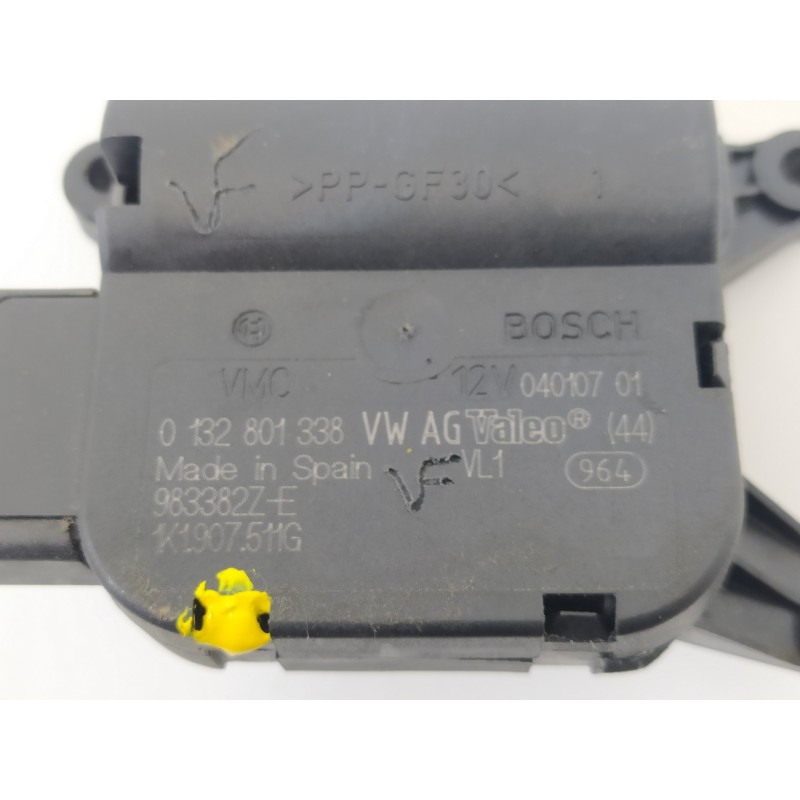 Recambio de motor apertura trampillas climatizador para volkswagen jetta (1k2) 1.9 tdi referencia OEM IAM 1K1907511C  