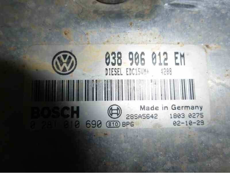 Recambio de centralita motor uce para seat ibiza (6l1) stella referencia OEM IAM 038906012EM 0281010690 