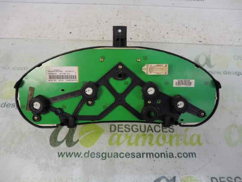 Recambio de cuadro instrumentos para peugeot 206 berlina xr referencia OEM IAM 9648836380 WK0D4873 JAT14004CD