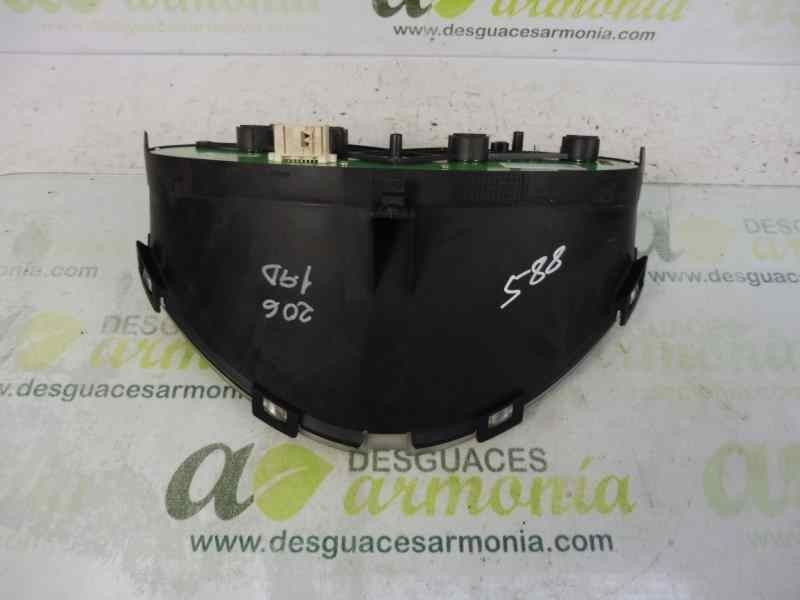 Recambio de cuadro instrumentos para peugeot 206 berlina xr referencia OEM IAM 9648836380 WK0D4873 JAT14004CD
