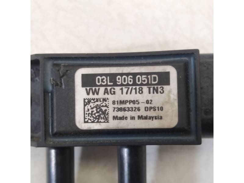 Recambio de valvula aire adicional para volkswagen caddy furgón/kombi furgón bluemotion referencia OEM IAM 03L906051D  