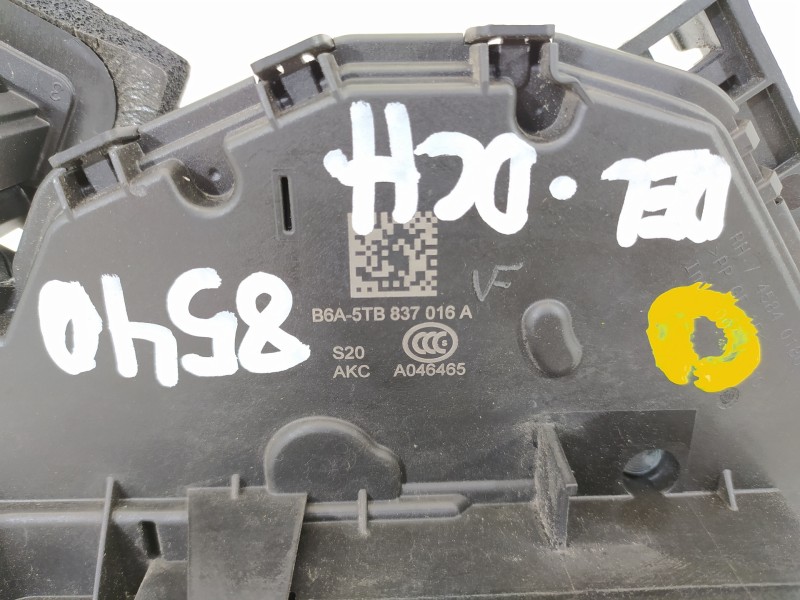 Recambio de cerradura puerta delantera derecha para volkswagen caddy furgón/kombi furgón bluemotion referencia OEM IAM 5TB837016