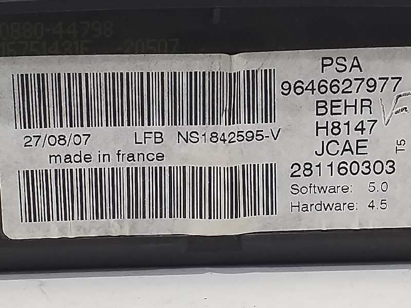 Recambio de mando climatizador para peugeot 307 berlina (s2) xs + referencia OEM IAM 9646627977 281160303 