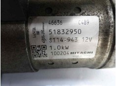 Recambio de motor arranque para fiat nuova 500 (150) blackjack referencia OEM IAM 51832950   2