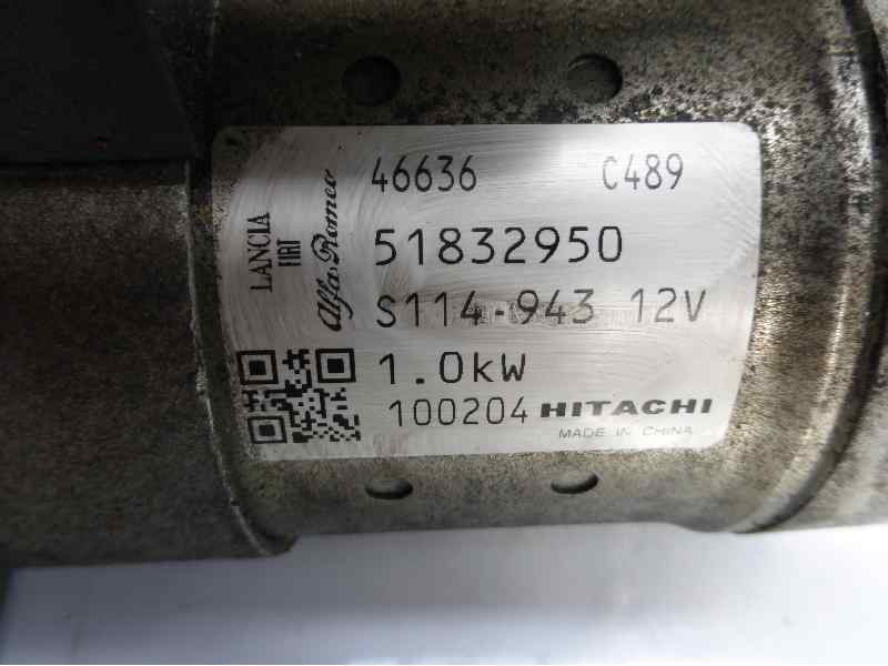 Recambio de motor arranque para fiat nuova 500 (150) blackjack referencia OEM IAM 51832950  