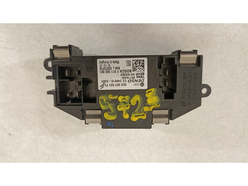 Recambio de resistencia calefaccion para volkswagen scirocco (137) 1.4 tsi (118kw) referencia OEM IAM 3C0907521F  