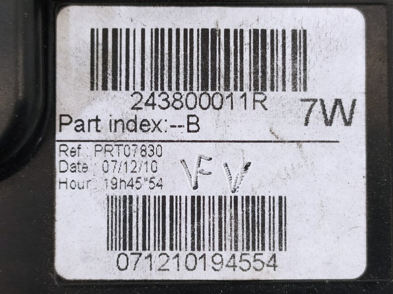 Recambio de modulo electronico para renault megane iii berlina 5 p emotion referencia OEM IAM 243800011R  