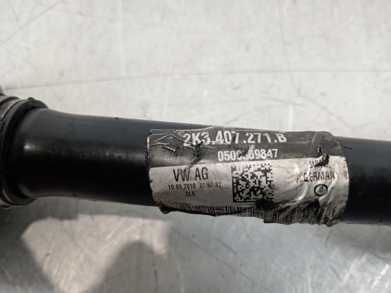 Recambio de transmision delantera izquierda para volkswagen caddy furgón/kombi furgón bluemotion referencia OEM IAM 2K3407271B  