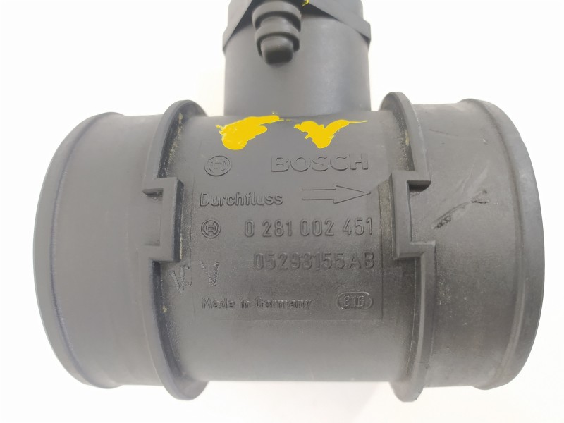 Recambio de caudalimetro para chrysler voyager (rg) 2.5 crd executive referencia OEM IAM 05293155AB 0281002451 