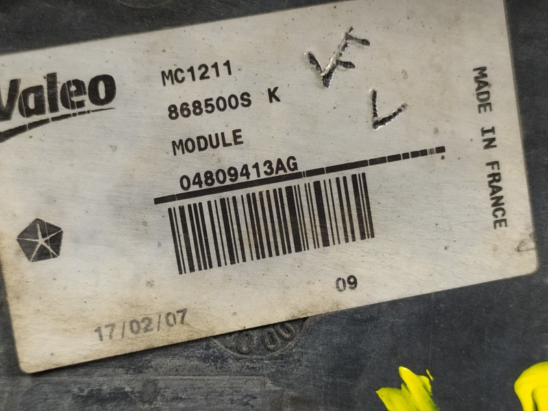 Recambio de electroventilador para chrysler voyager (rg) 2.5 crd executive referencia OEM IAM MC1211868911P MC12118685009 048094