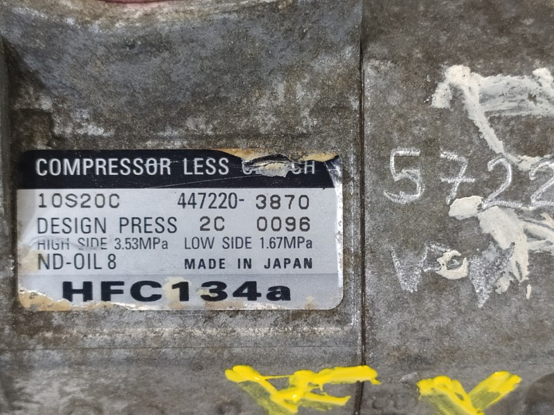 Recambio de compresor aire acondicionado para chrysler voyager (rg) 2.5 crd executive referencia OEM IAM 4472203870  