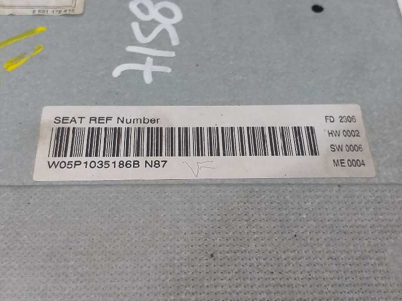 Recambio de sistema audio / radio cd para seat altea (5p1) stylance / style referencia OEM IAM 5P1035186B  