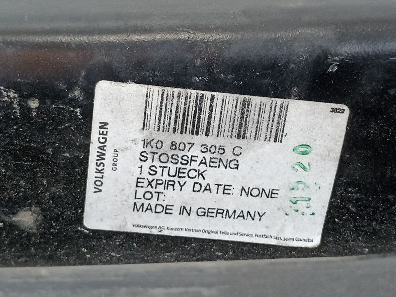 Recambio de refuerzo paragolpes trasero para volkswagen scirocco (137) 1.4 tsi (90kw) referencia OEM IAM 1K0807305C  
