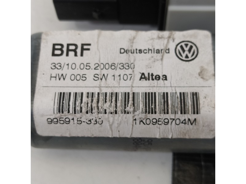 Recambio de motor elevalunas trasero derecho para seat altea (5p1) stylance / style referencia OEM IAM 1K0959704M  