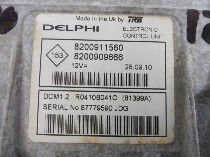 Recambio de centralita motor uce para renault clio iii expression referencia OEM IAM 8200911560 8200909666 