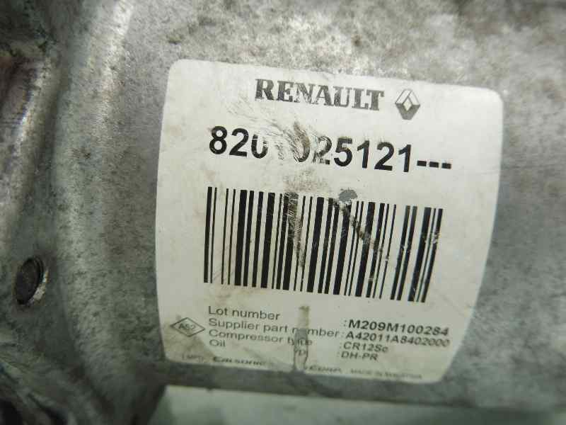 Recambio de compresor aire acondicionado para renault fluence dynamique referencia OEM IAM 8201025121  