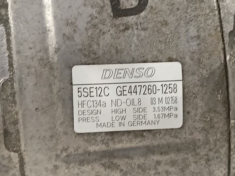 Recambio de compresor aire acondicionado para toyota avensis (t27) active referencia OEM IAM 4472601258  