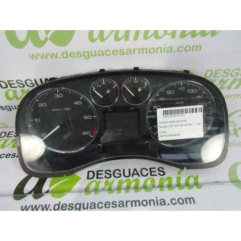 Recambio de cuadro instrumentos para peugeot 307 berlina (s2) xr referencia OEM IAM 9654485280  