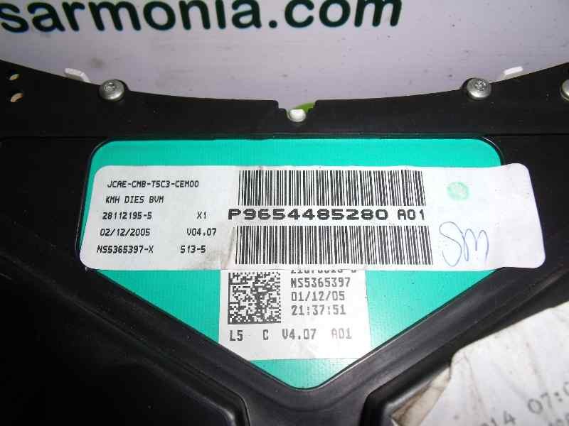 Recambio de cuadro instrumentos para peugeot 307 berlina (s2) xr referencia OEM IAM 9654485280  