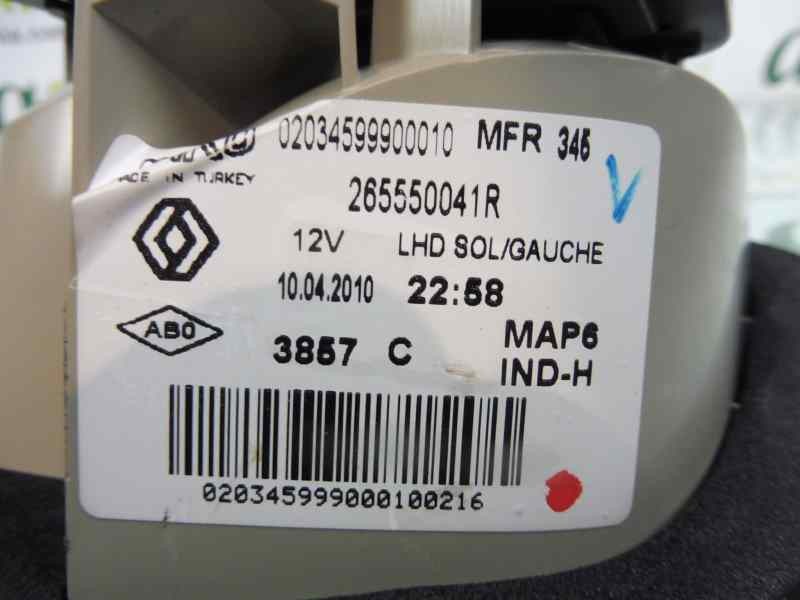 Recambio de piloto trasero izquierdo en porton para renault fluence dynamique referencia OEM IAM 265550041R  