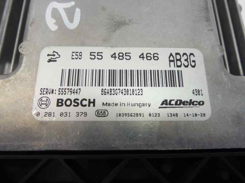 Recambio de centralita motor uce para opel insignia berlina excellence referencia OEM IAM 55485466 0281031379 