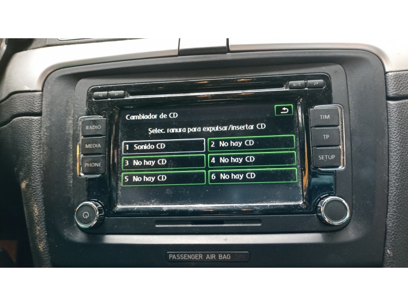 Recambio de sistema audio / radio cd para skoda suberb (3t4) active referencia OEM IAM 3T0035156B  