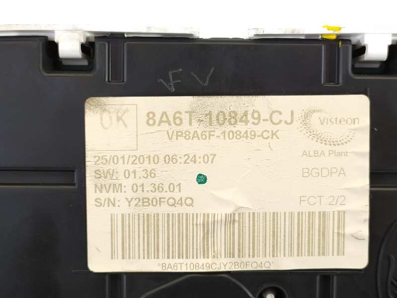 Recambio de cuadro instrumentos para ford fiesta (cb1) trend referencia OEM IAM 8A6T10849CJ  