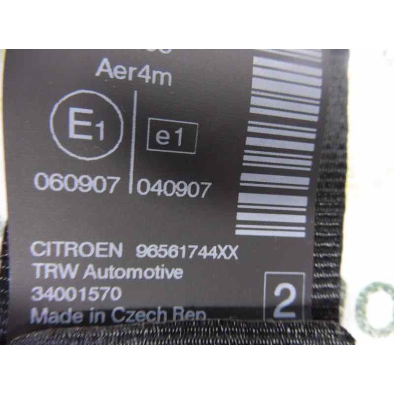 Recambio de cinturon seguridad trasero izquierdo para citroën c5 station wagon 2.0 bluehdi 180 referencia OEM IAM 96561744XX  