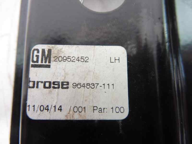 Recambio de elevalunas delantero izquierdo para opel insignia berlina excellence referencia OEM IAM 20951581 20952452 