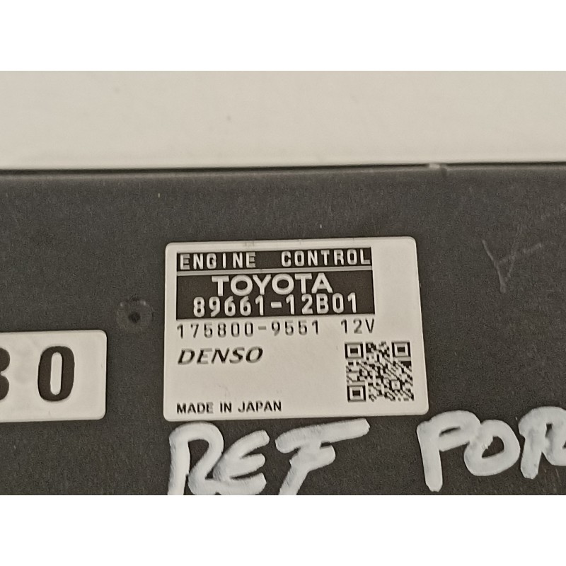 Recambio de centralita motor uce para toyota corolla (e15) high referencia OEM IAM 8966102C92 1758009551 