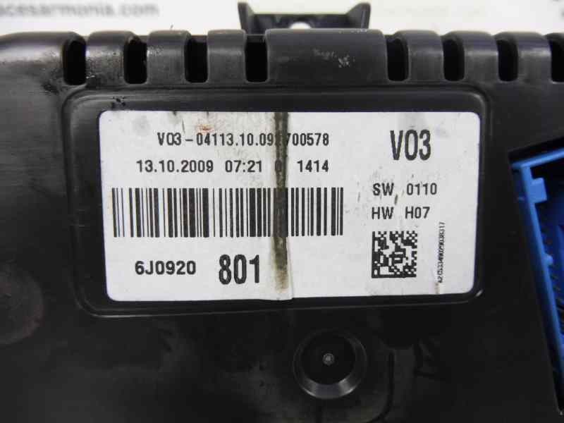 Recambio de cuadro instrumentos para seat ibiza (6j5) reference referencia OEM IAM 6J0920801  