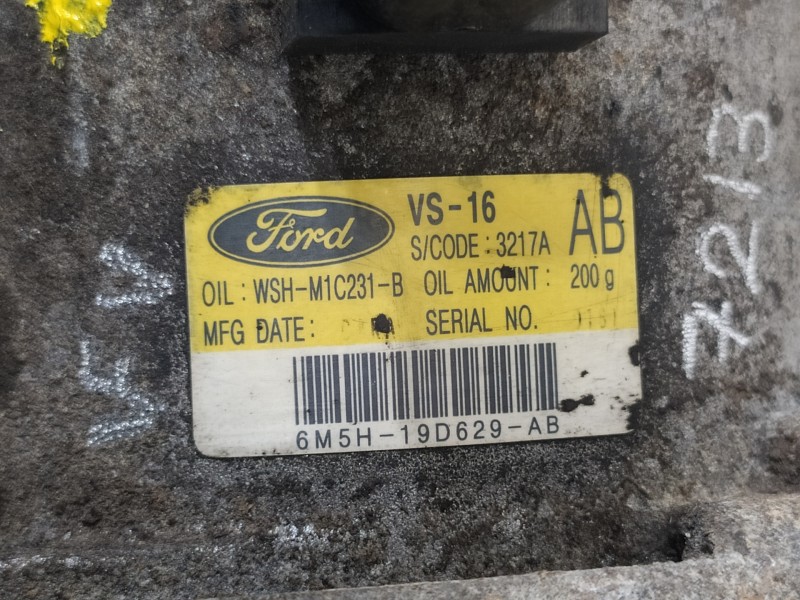 Recambio de compresor aire acondicionado para ford focus lim. (cb4) trend referencia OEM IAM 6M5H19D629AB 3217A 