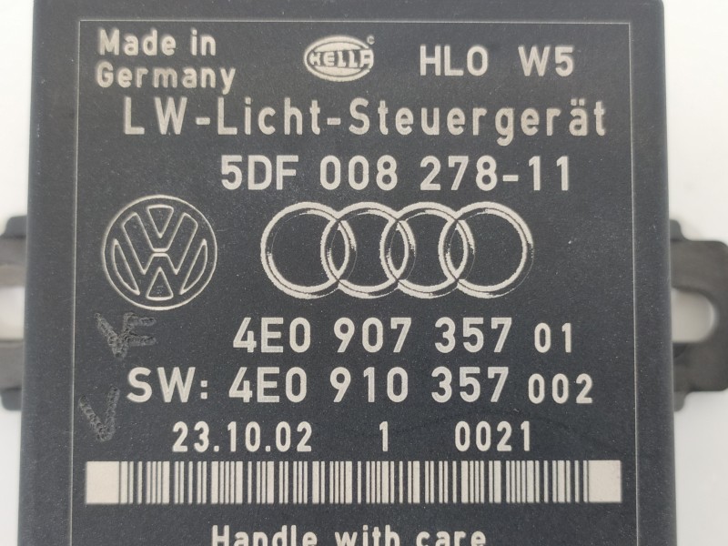 Recambio de centralita luces para audi a8 (4e2) 4.2 quattro l referencia OEM IAM 4E0907357 4E0910357 5DF008278