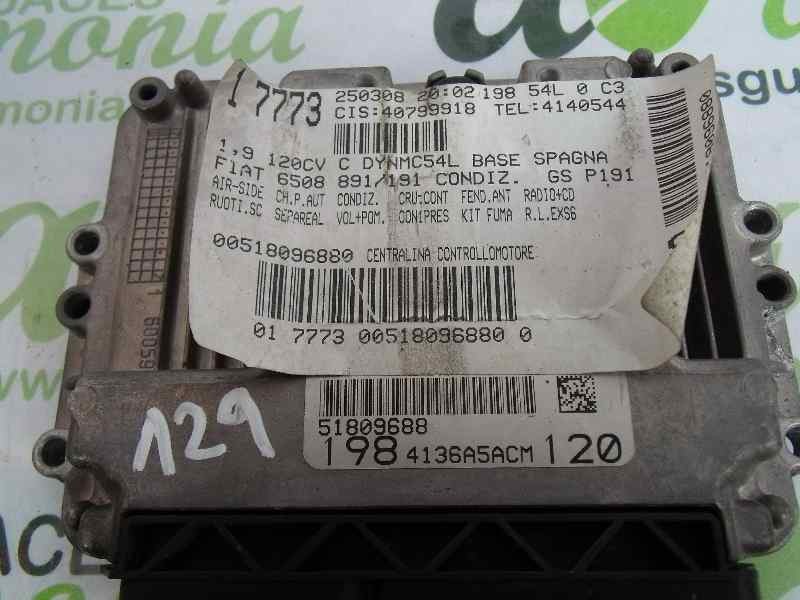 Recambio de centralita motor uce para fiat bravo (198) 1.9 dynamic multijet referencia OEM IAM 51809688 0281013579 