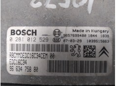 Recambio de centralita motor uce para citroën c3 1.4 hdi audace referencia OEM IAM 9663475880 9657699480 0281012529 2