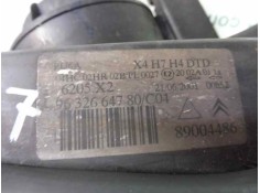 Recambio de faro derecho para citroën c5 berlina 2.0 hdi sx referencia OEM IAM 9632664780 89004486  2
