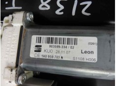 Recambio de elevalunas trasero izquierdo para seat leon (1p1) stylance / style referencia OEM IAM 1P0839401B 1K0959703N  2