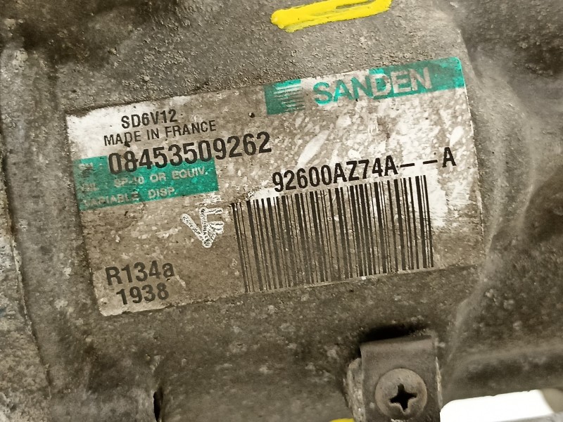 Recambio de compresor aire acondicionado para nissan nv 200 (m20) evalia premium referencia OEM IAM 92600AZ74A  