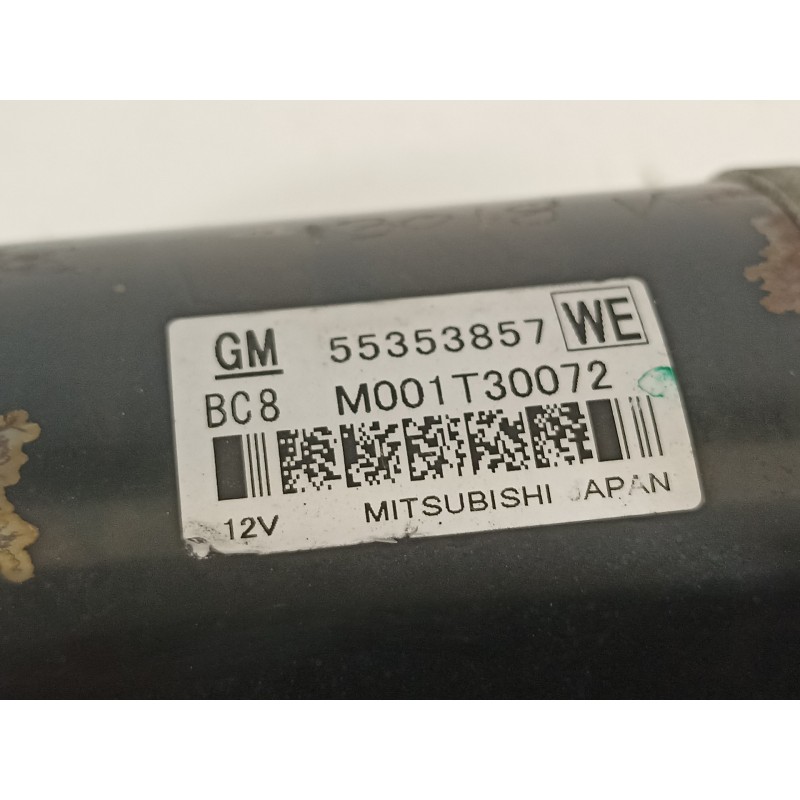 Recambio de motor arranque para opel insignia berlina cosmo referencia OEM IAM 55353857  