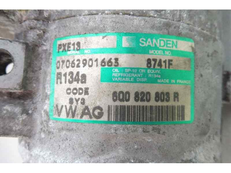 Recambio de compresor aire acondicionado para volkswagen polo (9n3) match referencia OEM IAM 6Q0820803R  