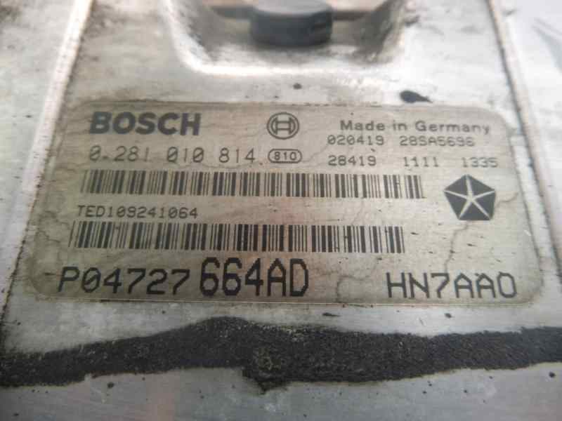 Recambio de centralita motor uce para chrysler voyager (rg) 2.5 crd se referencia OEM IAM P04727664AD 0281010814 