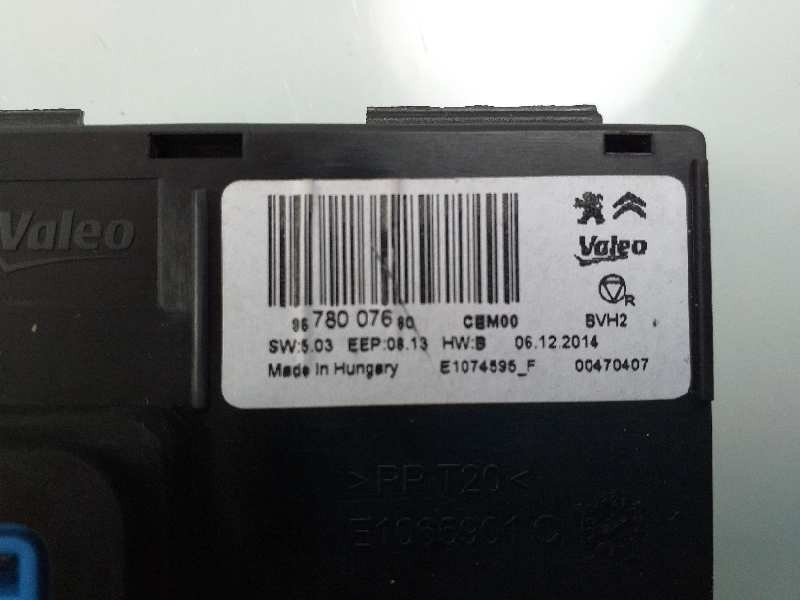 Recambio de centralita aire acondicionado para peugeot 308 sw allure referencia OEM IAM 9678007680 E1074595F 