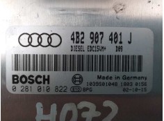 Recambio de centralita motor uce para audi a6 berlina (4b2) 2.5 tdi quattro referencia OEM IAM 4B2907401J 0281010822  2